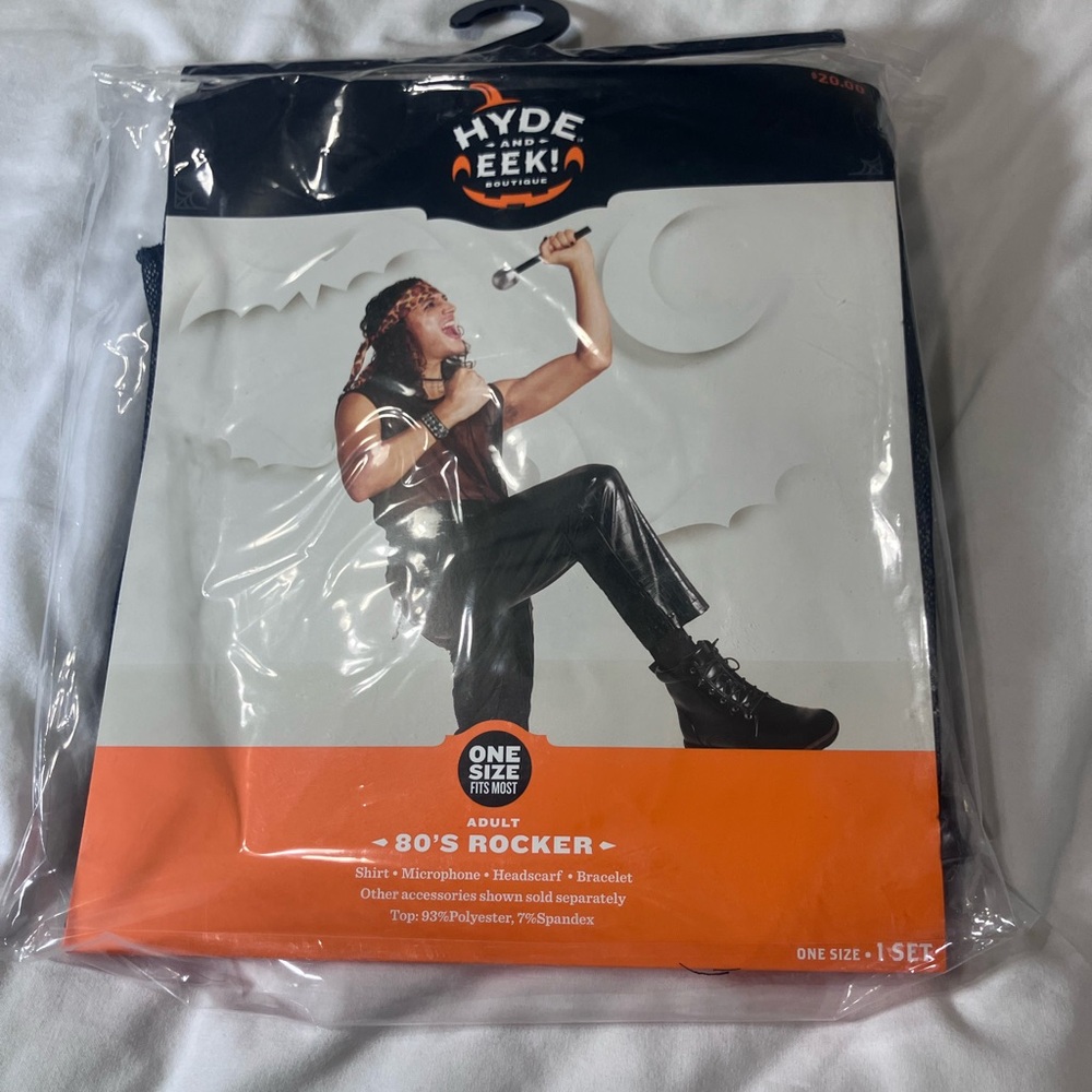 Hyde & Eek! 80's Rocker Costume - Black